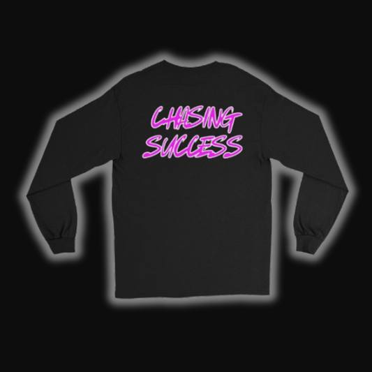 Long Sleeve Tee - Pink Graffiti